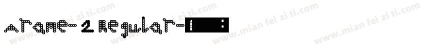 Arame- 2 Regular字体转换